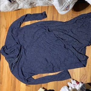 Paper crane Cael neck blue heather tunic